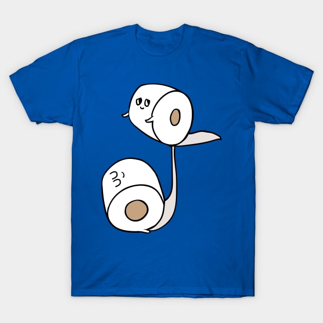 Acroyoga Toilet Paper T-Shirt by huebucket